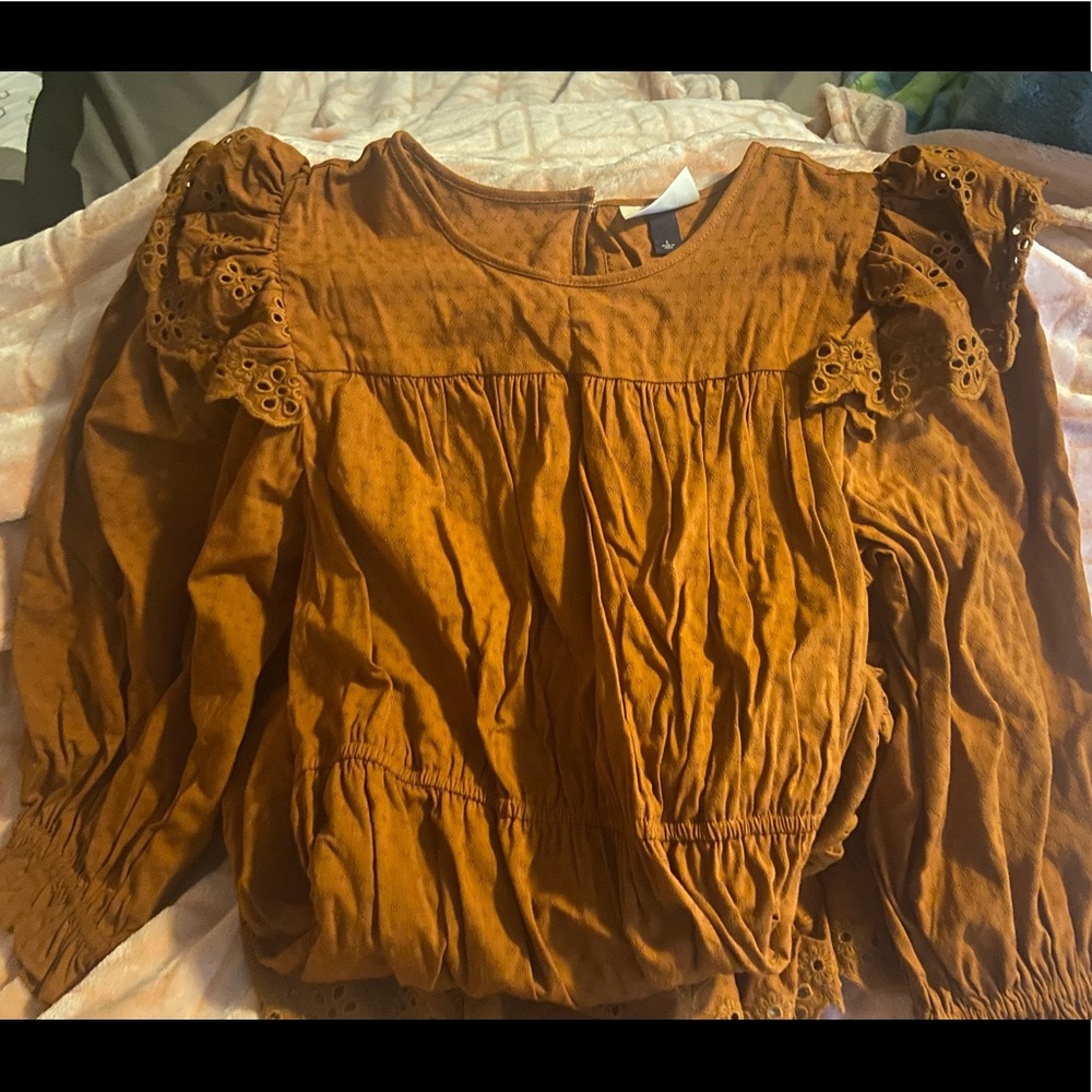 Burnt orange fall dress!